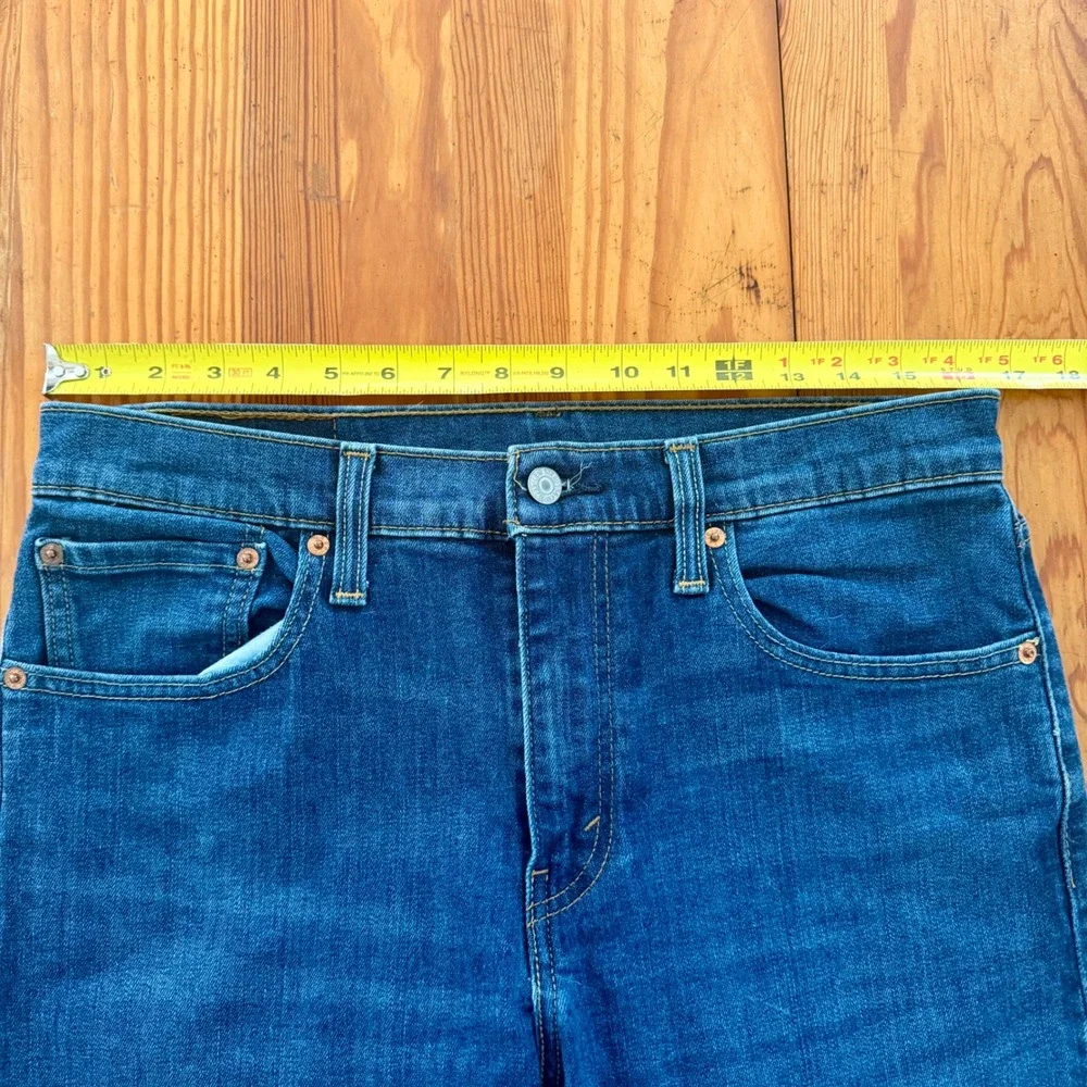 Levis 512 Slim Taper Fit Mens Jeans Blue Denim W33 L30‎ Medium Wash